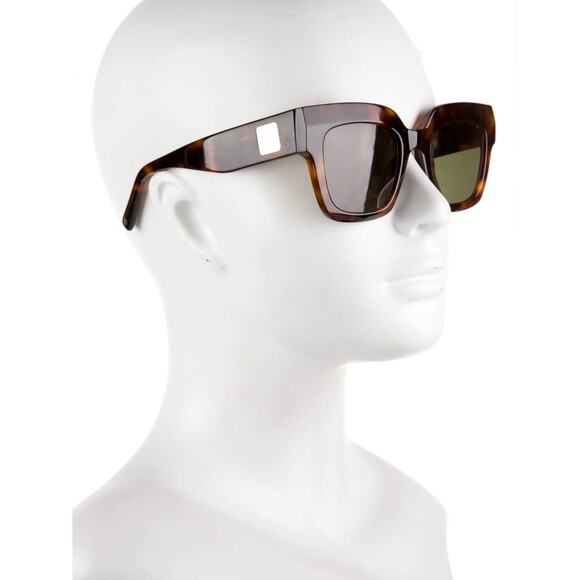 MCM Square Tinted Tortoiseshell Sunglasses Acetate 51 21 145 NWT - Picture 4 of 11
